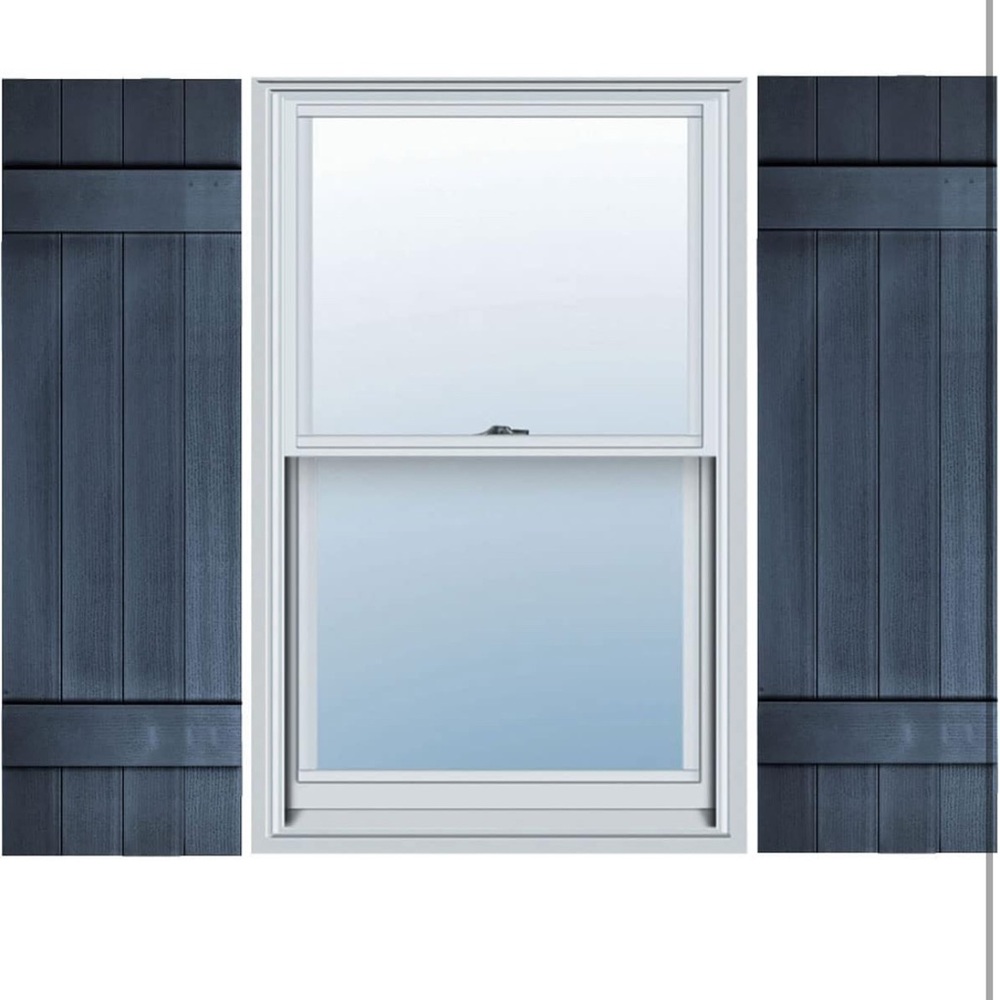 2 panel builder choice indigo blue exterior shutter 51”